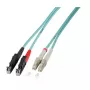 Optiskās šķiedras kabelis EFB Elektronik O0341.3 3m 2x LC 2x E-2000 (LSH)