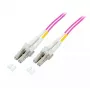 Optiskās šķiedras kabelis EFB Elektronik O0319.35 — 35 m, OM4, LC–LC, I-V(ZN) H, pilna dupleksa, rozā