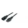 Strāvas kabelis EFB Elektronik EK601SW.3 Melns 3 m