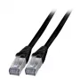 Tīkla kabelis EFB Elektronik K5538SW.15 RJ-45 Cat6a 15 m Melns