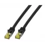 Tīkla kabelis EFB Elektronik MK7001.25B RJ-45 Cat6a 25 m Melns