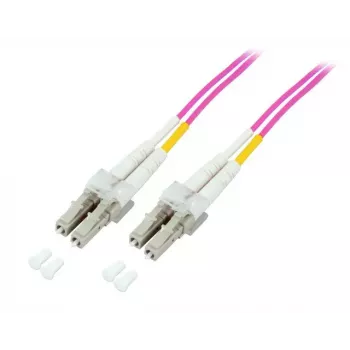 Optiskās šķiedras kabelis EFB Elektronik O0319.50 50 m LC rozā