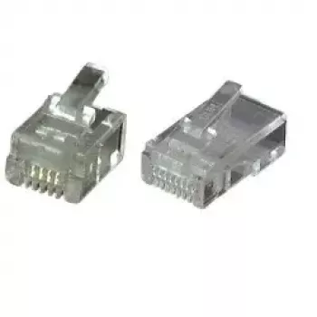 RJ45 UTP savienotājs EFB Elektronik E-MO 8/8 SF caurspīdīgs