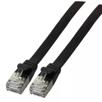 Tīkla kabelis EFB Elektronik K5545SW.1 RJ-45 Cat6a 1 m Melns