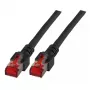 Tīkla kabelis EFB Elektronik K5515.40 Melns 40 m Cat6 S/FTP