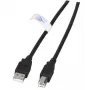 USB kabelis EFB Elektronik K5203.1,8 1,8 m USB A USB B melns