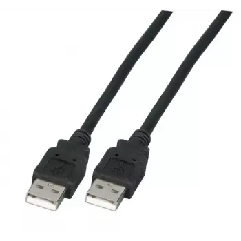 USB kabelis EFB Elektronik K5204.0,5 0,5 m USB 2.0 melns