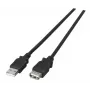 USB kabelis EFB Elektronik K5205.5 5m USB 2.0 melns