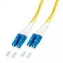Optiskās šķiedras kabelis EFB Elektronik O0350.3-1.2 3 m 2x LC dzeltens