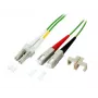 Optiskās šķiedras kabelis EFB Elektronik O0323.3OM5 3 m 2x SC 2x LC Zaļš