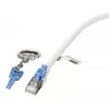 Tīkla komutācijas kabelis EFB Elektronik K5539WS.3 Cat6a S/FTP (S-STP) RJ‑45 uz RJ‑45 3 m Balts