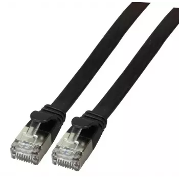 Tīkla kabelis EFB Elektronik K5547SW.0,25 RJ-45 Cat6a 0.25 m Melns