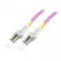 Optiskās šķiedras kabelis EFB Elektronik O0319.2 — OM4, 2 m, LC uz LC, 50 µm, pilns duplekss, violets