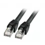 Tīkla kabelis EFB Elektronik RJ45 komutācijas vads Cat8.1 7,5 m melns
