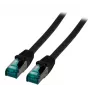 Tīkla kabelis EFB Elektronik MK6001.25B RJ-45 Cat6a 25 m Melns