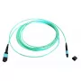 Fibre optic MTP kabelis EFB Elektronik MTPF12MTPFOM3-5-A — OM3, 50 µm, 5 m, Aqua