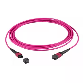 Fibre optic MTP kabelis EFB Elektronik MTPF72MTPFOM4-10-A — OM4, 10 m, MTP–MTP, 50 µm, violets