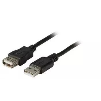 USB kabelis EFB Elektronik K5248SW.3V2 3 m USB 2.0 Melns
