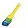 Tīkla komutācijas kabelis EFB Elektronik K8109GE.1 Cat6a U/UTP RJ-45 uz RJ-45 Dzeltens 1 m