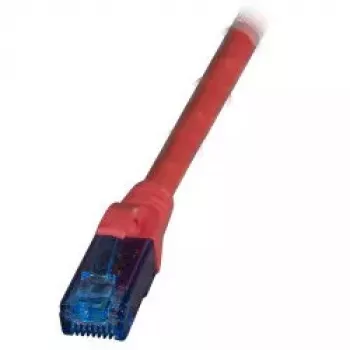 Tīkla savienotājvads EFB Elektronik K8109RT.3 Cat6a U/UTP, 3 m, sarkans, RJ-45 ar zelta pārklājumu kontakti