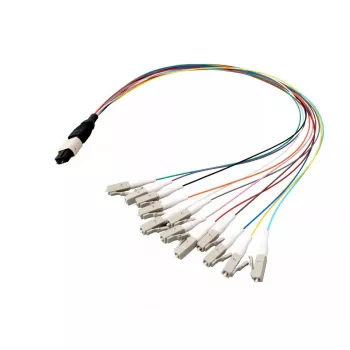 Optiskās šķiedras kabelis EFB Elektronik MTPM12LCOM4-0,4 0,4 m MTP uz 12×LC OM4 violets
