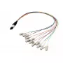 Optiskās šķiedras kabelis EFB Elektronik MTPM12LCOM4-0,4 0,4 m MTP uz 12×LC OM4 violets