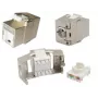 Keystone modulis EFB Elektronik E-20093, plakana konstrukcija, sudraba krāsa, RJ-45 savienotājs