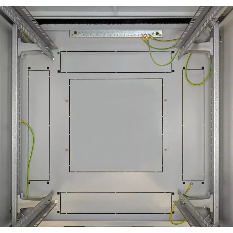 Brīvi stāvošs statņu skapis EFB Elektronik PRO-2480GR.G1SV 24U, 1000 kg, IP20, pelēks
