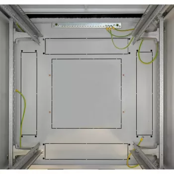 Rack cabinet EFB Elektronik PRO-3380GR.G1SV 33U freestanding, IP20, max load 1360 kg, pelēka
