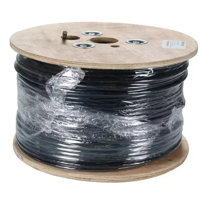 Tīkla kabelis EFB Elektronik 99733.250-CPR Cat7 S/FTP (S-STP) 250 m Melns