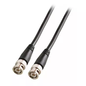 EFB Elektronik K8360.3V2 RG-59 koaksiālais kabelis, 3 m, BNC–BNC, melns