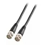 EFB Elektronik K8360.3V2 RG-59 koaksiālais kabelis, 3 m, BNC–BNC, melns