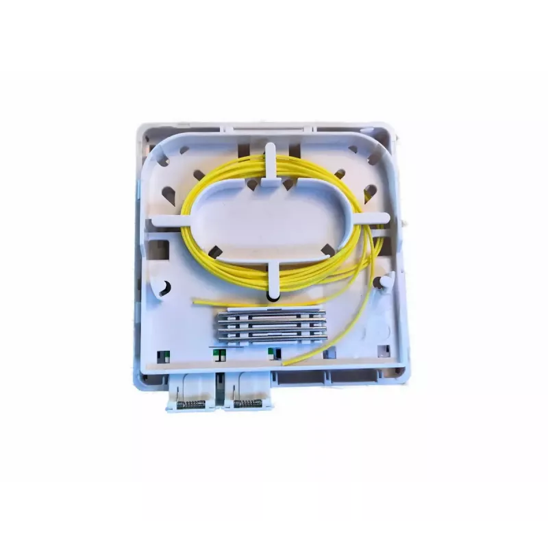Tīkla sadales kārba EFB Elektronik FTTH-BOX-IN-6, plastmasas korpuss, 80×80×28 mm, balta
