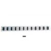 Priekšējā paneļa piederums EFB Elektronik SB-FP-12SC-D-V-OM3 — 1U statīva montāža, 12 SC, pelēks, 432×13×43,5 mm
