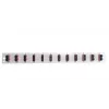 Priekšējā paneļa piederums EFB Elektronik SB-FP-12SC-D-V-OM3 — 1U statīva montāža, 12 SC, pelēks, 432×13×43,5 mm