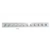 Patch panel accessory EFB Elektronik SB-FP-12SC-S-OM4, 1U rack mount, 12 SC OM4, 432×13×43.5 mm, pelēka
