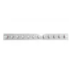 Patch panel accessory EFB Elektronik SB-FP-12SC-S-OM4, 1U rack mount, 12 SC OM4, 432×13×43.5 mm, pelēka