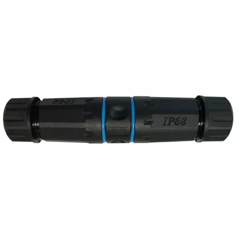 RJ45 Cat.6 IP68 adapter EFB Elektronik model IP68DFKRJ45WP — ūdensnecaurlaidīgs Ethernet savienotājs