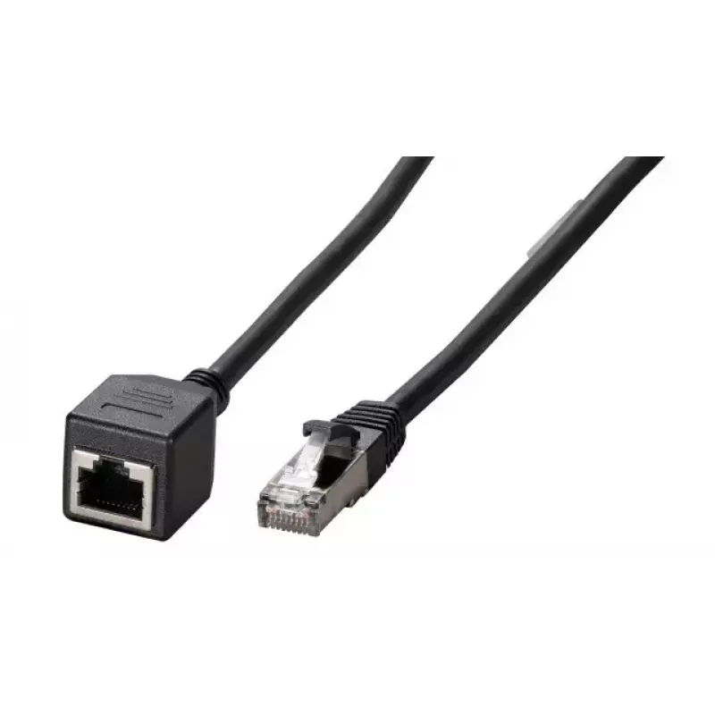 Tīkla kabelis EFB Elektronik K5546SW.10 RJ-45 Cat6a 10 m Melns