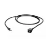 Tīkla kabelis EFB Elektronik K5546SW.10 RJ-45 Cat6a 10 m Melns