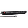 Strāvas pagarinātājs EFB Elektronik EK631USB.1 3 m Iekštelpām Melns