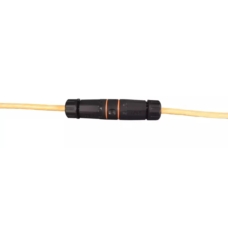 EFB Elektronik IP68DFKRJ456AWP vadu savienotājs 2x RJ-45 Melns
