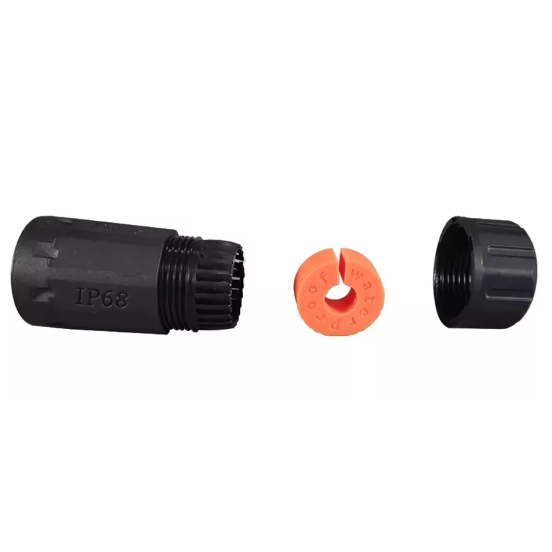 EFB Elektronik IP68DFKRJ456AWP vadu savienotājs 2x RJ-45 Melns