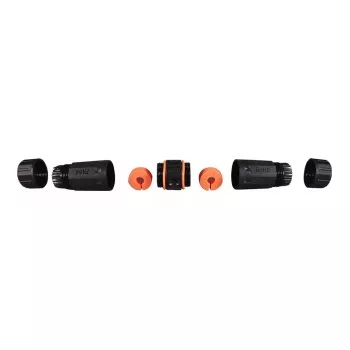 EFB Elektronik IP68DFKRJ456AWP vadu savienotājs 2x RJ-45 Melns
