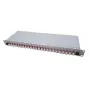 Savienojumu paliktnis EFB Elektronik B65901.12OM4, 12 savienojumu ietilpība, pelēks, iekštelpām, 482×170×44 mm