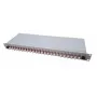 Savienojumu paliktnis EFB Elektronik B65901.6OM4 — ietilpība 6 savienojumi, pelēks, iekštelpām, 482×170×44 mm