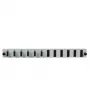 Plāksteru paneļa piederums EFB Elektronik SB-FP-6SC-D-V-OM4 — statīva montāža 1U, 432×13×43,5 mm, pelēks