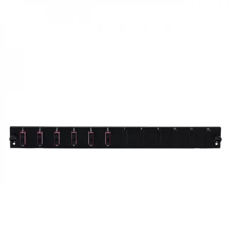 Patch paneļa piederums EFB Elektronik SB-FP-6SC-D-V-OS2 — 1U plaukts, 432×13×43,5 mm, pelēks