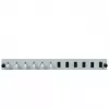 Patch panel accessory EFB Elektronik SB-FP-6SC-S-OM3 — 1U rack mount, 6x SC, OM3, 432×13×43,5 mm, pelēks