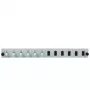 Patch panel accessory EFB Elektronik SB-FP-6SC-S-OM3 — 1U rack mount, 6x SC, OM3, 432×13×43,5 mm, pelēks
